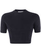 Max Mara Sportmax Round Neck Short Sleeves Woven "Bettina" T-Shirt