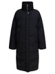 Max Mara Sportmax Black Padded Polyamide Coat