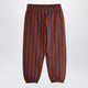 Mini Rodini Brown Striped Jogging Trousers