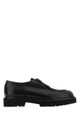 Max Mara Black Leather Track Lace-Up Shoes