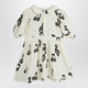 Mini Rodini White Dress With Musical Notes