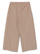 S Max Mara Aureo Taupe Pants With Elastic Waist