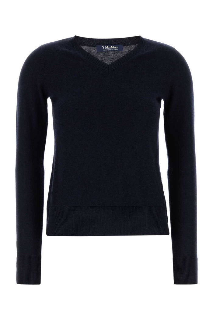Max Mara S Midnight Blue Wool Idoneo Sweater
