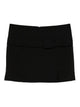 Twin-Set Black Polyester Elastan Skirt