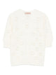 Twin-Set Snow White Wool Sweater