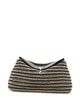 Toteme "T-Lock" Leather Clutch Bag