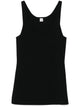 Toteme Black Fitted Compact Knit Tank Top