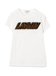 Lanvin Short Sleeve Spotted Logo T-Shirt