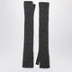 Roberto Collina Long Grey Gloves In Cashmere And Silk Blend