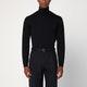 Roberto Collina Black Wool Turtleneck Sweater