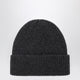 Roberto Collina Cashmere Beanie In Anthracite Grey
