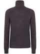 Nuur Military Stitch Long Sleeves Turtle Neck Sweater