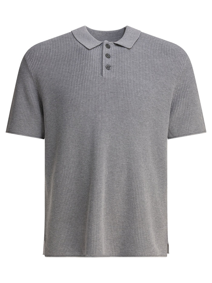 Alex Mill Grey Linen Polo Shirt