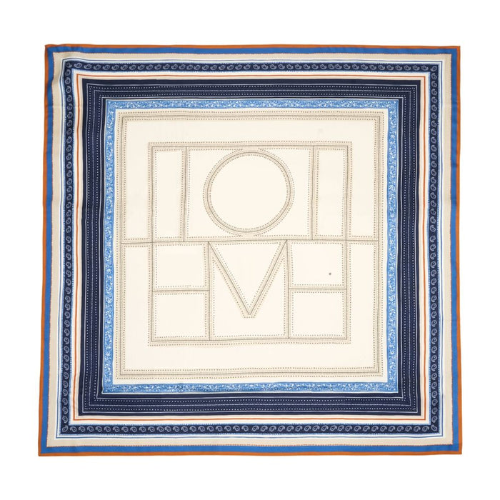 Toteme Collector Scarf - - Silk - Blue