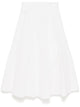 Zimmermann Crush Cotton Midi Skirt