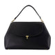 Toteme T-Lock Satchel Purse - - Leather - Black