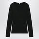 Toteme Black Woolblend Knit Top