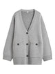 Toteme Cashmere Merinos "Longline" Cardigan