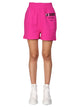 Moschino Shorts With Vinyl Logo