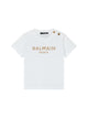 Balmain T-Shirt With Logo And Buttons