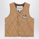 Mini Rodini Beige Ritzratz Quilted Vest