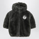 Mini Rodini Ritzratz Patch Faux Fur Jacket