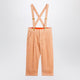 Mini Rodini Pink Corduroy Trousers With Suspenders