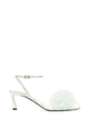 Saint Laurent Mule Mae In Satin Crepe