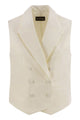 Mvp Wardrobe Double-Breasted Cotton And Silk Waistcoat