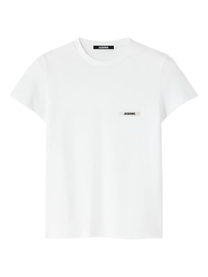 Jacquemus "Le Tshirt Gros Grain" Short Sleeves T-Shirt