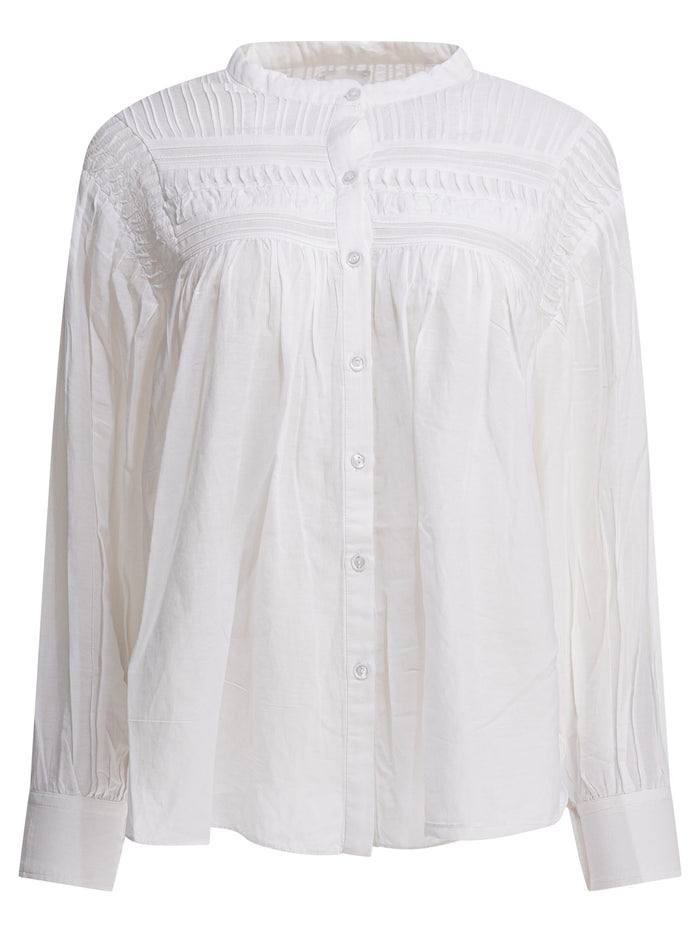Isabel Marant Etoile White Cotton Viscose Shirt