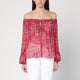 Isabel Marant Etoile Top Red Vutti With Print