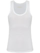 Isabel Marant White Scoop Neck Sleeveless Top