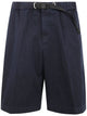 White Sand Cotton Bermuda Shorts