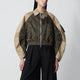 Sacai Khaki Green/Beige Nylon Zip Jacket