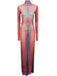 Jean Paul Gaultier "Re-Edition : Long Dress" High Neck With Long Sleeves