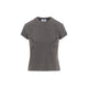 Jean Paul Gaultier Dark Grey Needless Cotton T-Shirt