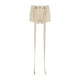 Jean Paul Gaultier Beige Ribbed Cotton Shorts