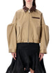 Sacai Sacai Chino Bomber With Leather Collar And Details