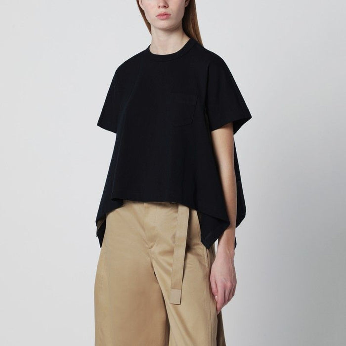 Sacai Navy/Khaki Drapedhem Tshirt
