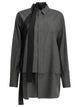 Sacai Short Wool Shirtdress