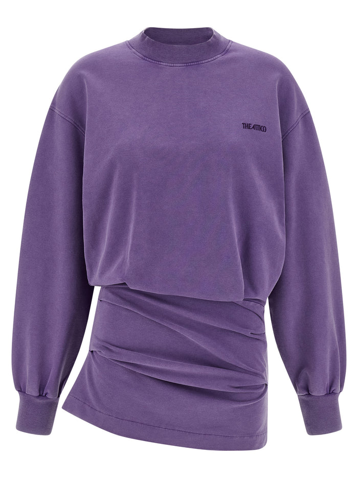 The Attico Faded Sweatshirt Dress