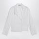 The Attico White Asymmetric Cotton Shirt