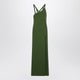 The Attico Long Green Dress With Slit