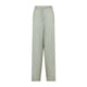 Dries Van Noten Green Pen Cupro Pants