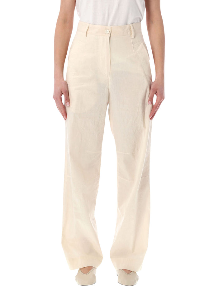 Dries Van Noten Dries Van Noten High-Waist Cotton Trousers