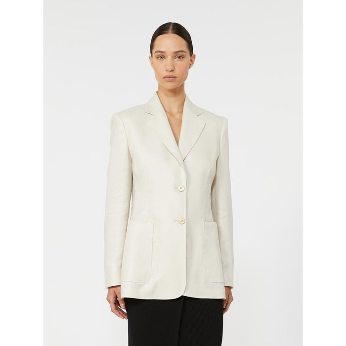 Max Mara Mxmvolonta - Pure Linen Fabric Blazer