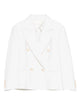 Max Mara White Wool Elastane Mxmdorico