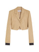 Max Mara Beige Linen Buono Blazer