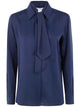 Max Mara "Mxmcolmo" Silk Scarf Shirt